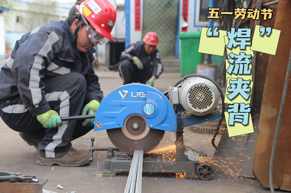 陜煤建設機電安裝公司：五一，施工現場勞動美